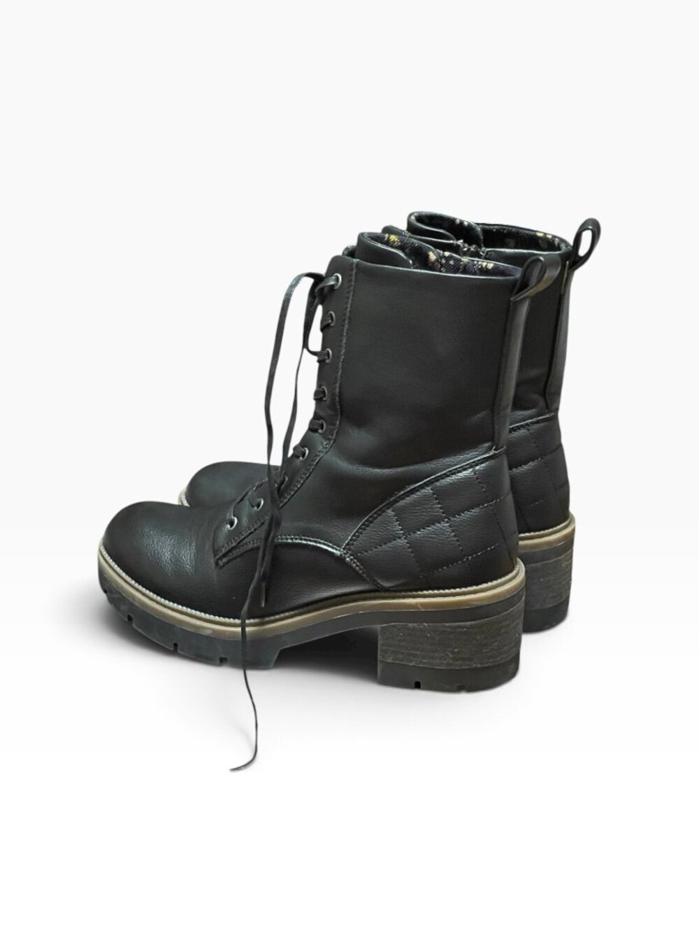 B.O.C. Born Concept Women's Combat Lace-Up Boots Size 9